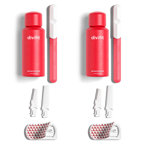 Hair ldentifier Spray &Dermaplaning Razor Kit -Reveal Peach Fuzz for Smooth,Radiant Skin