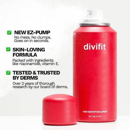 Hair ldentifier Spray &Dermaplaning Razor Kit -Reveal Peach Fuzz for Smooth,Radiant Skin