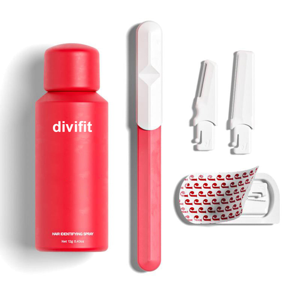 Hair ldentifier Spray &Dermaplaning Razor Kit -Reveal Peach Fuzz for Smooth,Radiant Skin